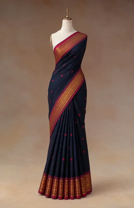 Pure Kanchi Cotton Butta